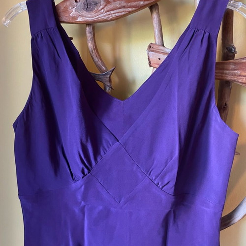 Silk Top size S like new, purple