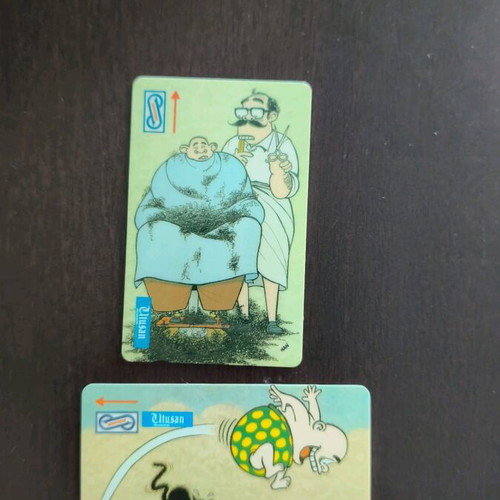 Malaysia phone cards used, set of 2