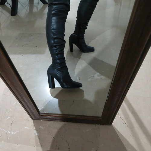 Aldo over the knee boots used, size 36, black