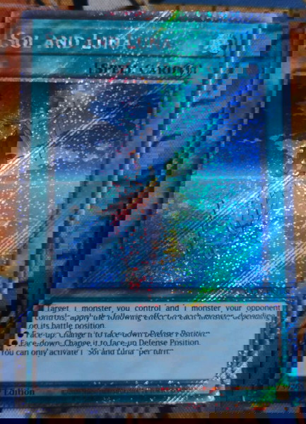 Soi And Luna (Platinum Secret Rare, Yugioh)