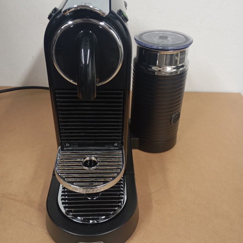 Delonghi Nespresso coffee machine with milk frother