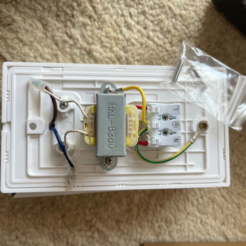 ProofVision wall charger for electric toothbrush new, white