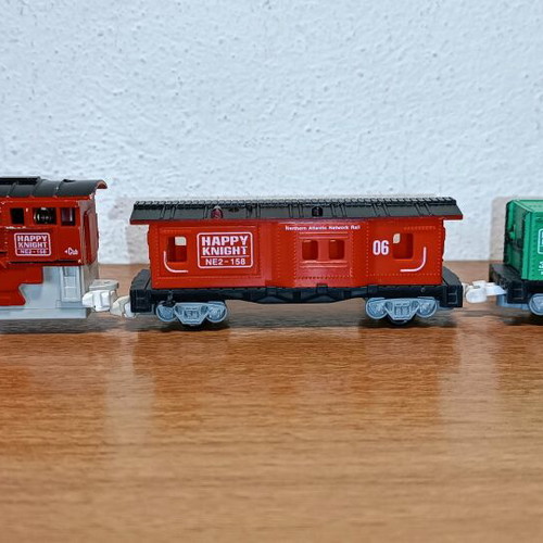 Iron train with wagons full functional or engine