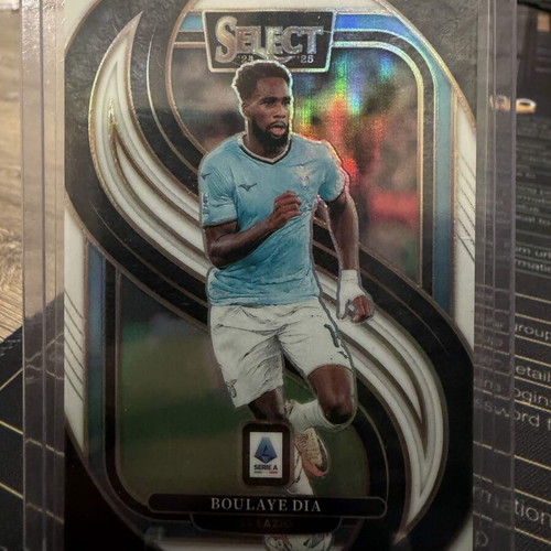 2024-25 Panini Select Serie A Soccer Boulaye Dia Mezzanine White Prizm card new
