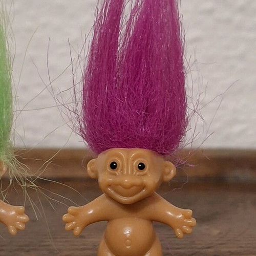 Set of 4 Vintage Trolls Russ 1992 like new