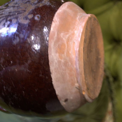 Çanakkale Pottery Ewer 19th Century Ottoman Empire used, 35 cm