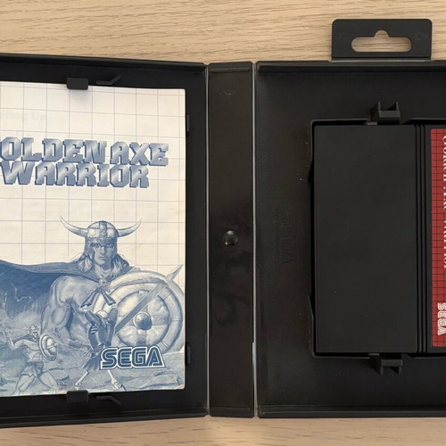 Golden Axe Warrior Sega Master System game used, English complete