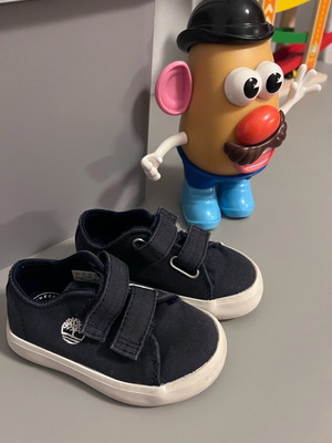Timberland Newport Bay K Canvas 2 Ox Sneakers size 21 like new blue