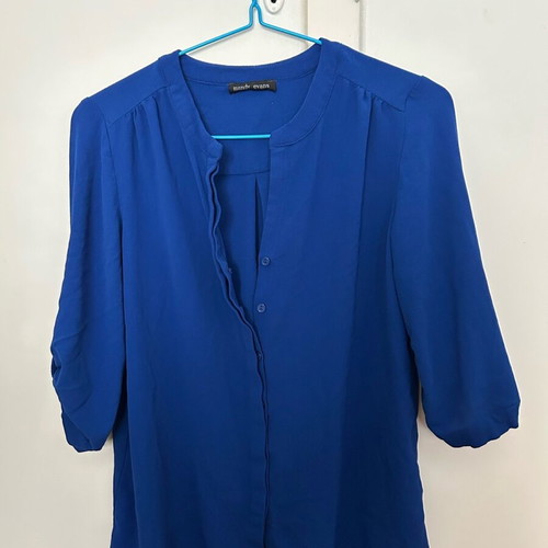 Blue shirt used, size S
