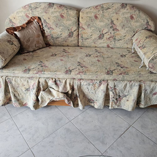 Two-seater sofa 196.5x88 cm with two drawers