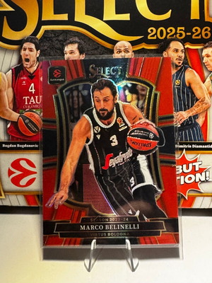 2025-26 Panini Select Euroleague Marco Belinelli #137 Red Prizm new