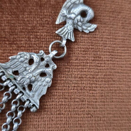 Traditional silver jewelry used