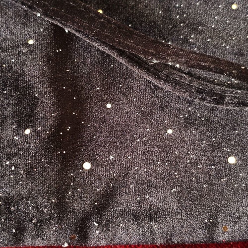 KIKO Milano velvet clutch with wrist strap, like new, black