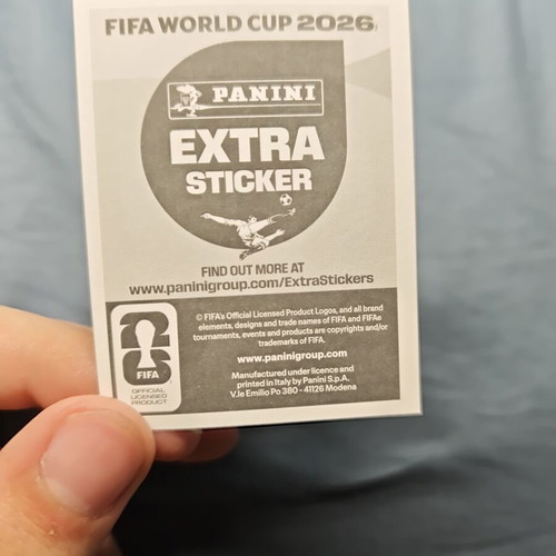 Extra sticker Modric bronze authentic Panini new