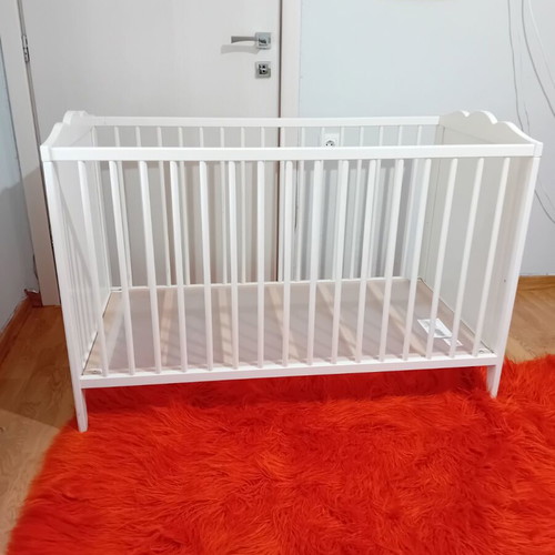 Ikea baby cot new white