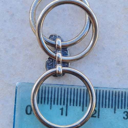 Silver ring museum replica new, diameter 16-17 mm, Kalamos Athens 18th century