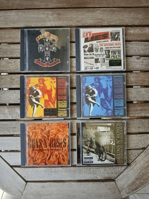 Guns N' Roses complete studio discography CD like new, rock