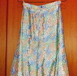 Floral summer skirt like new, multicolor A-Style