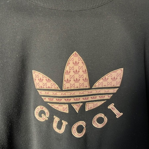 Gucci x Adidas sweatshirt like new, black, sizes M and L