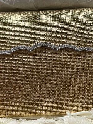 Van Cleef & Arpels 18 Carat Gold Bag with Diamonds like new