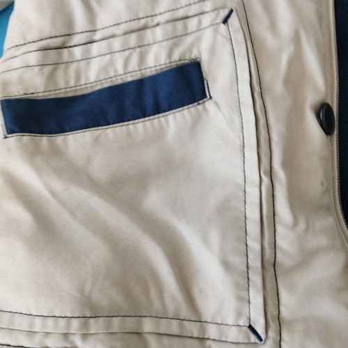 Tramp Sports Kids World kids jacket like new, size 5, beige with blue