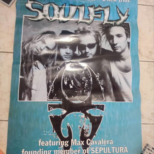 Soulfly official authentic poster 70 x 100 like new