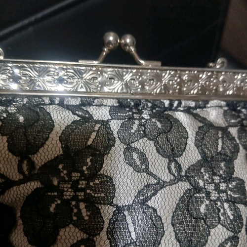 Frangi-Tie Rack London evening bag new with chain 20×13cm