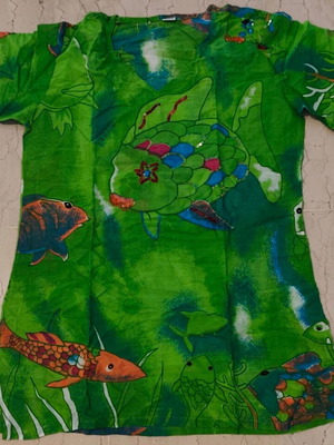 Beach dress pareo 100% cotton multicolor, new