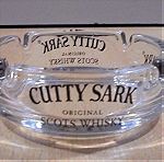  Cutty Sark Scots Whisky διαφημιστικό γυάλινο τασάκι