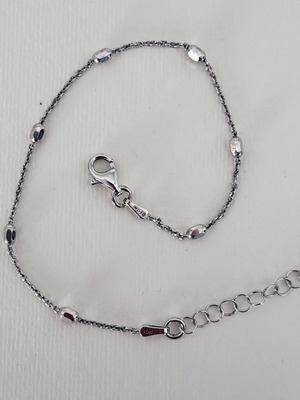 Silver .925 Platinized Bracelet like new
