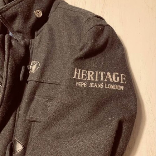 Pepe Jeans Montgomery Wool Coat Black XL Like New