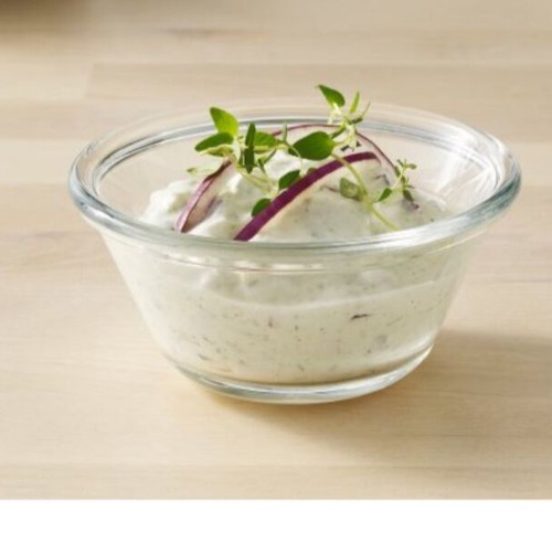 IKEA glass bowls set of 4 used, 12 cm diameter