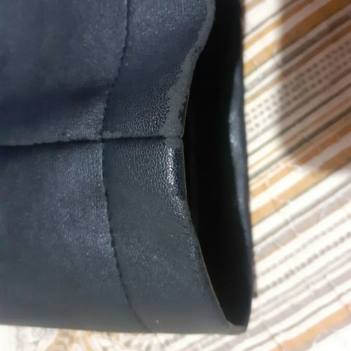 Jacket leather used, black, size S