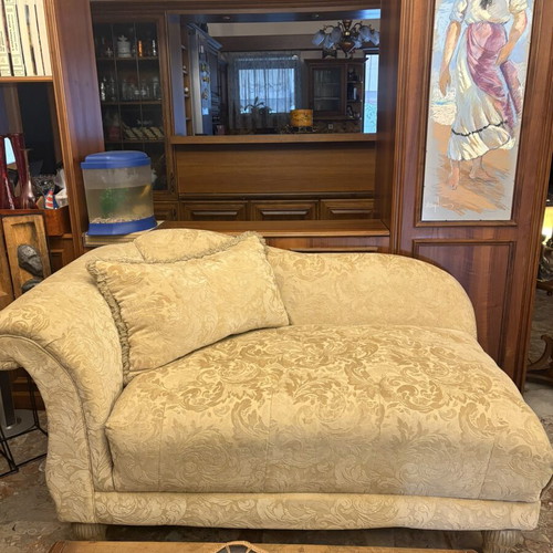 Recliner refurbished American Ashley with new upholstery and filling