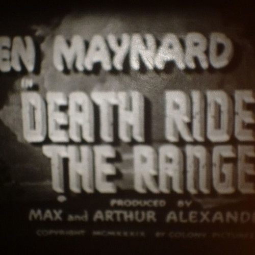 Death Rides The Range Super 8mm sound film like new
