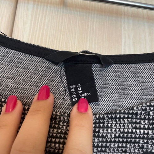 Gray XS cotton dress for office
