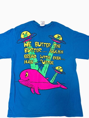Gildan vintage UFO t-shirt size M like new, blue