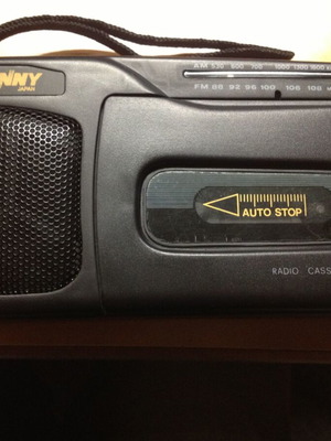 Sunny Radio Cassette new from Japan with batteries and box