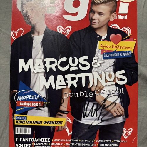 Marcus and Martinus autograph new