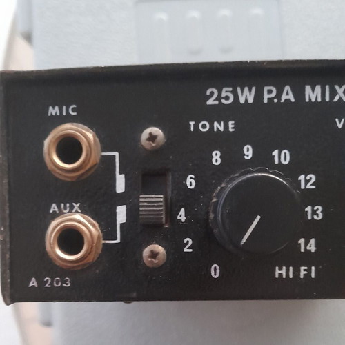PAL A-203 Car Microphone Amplifier used, 12V