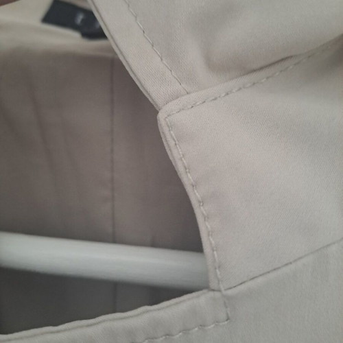 Theory women's trench coat like new, size L, white and gray