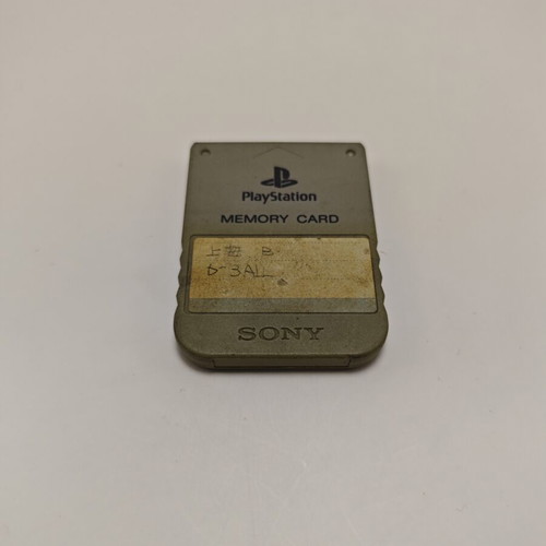 Sony PlayStation 1 Memory Card used, official
