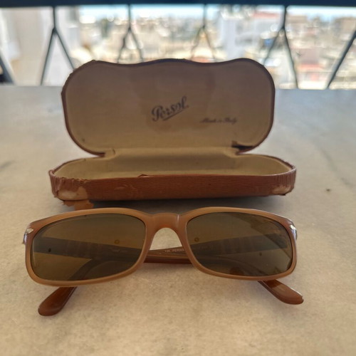 Persol vintage sunglasses unisex used, beige