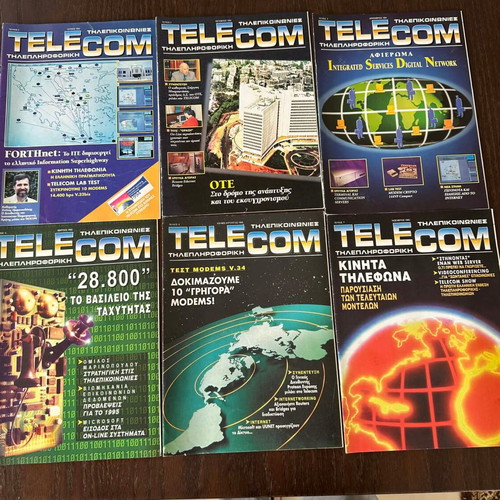 Telecom magazines issues 2-7 used