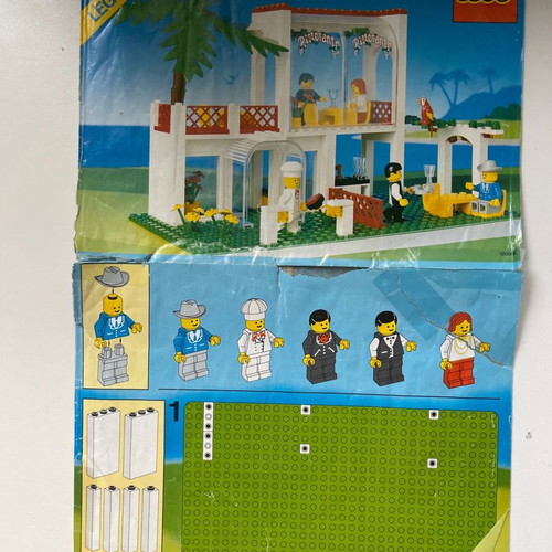 Lego 6376 Breezeway Cafe used vintage set with box and instructions