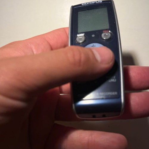 Olympus VN-3100PC digital voice recorder used