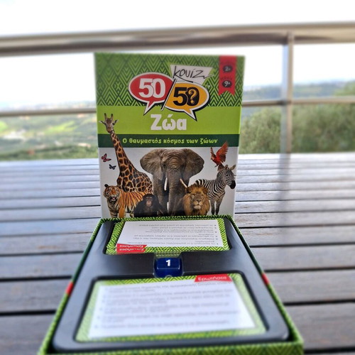 Board game with knowledge questions like new