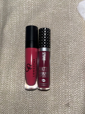 Matt liquid lipsticks like new, Golden Rose and Dust & Cream