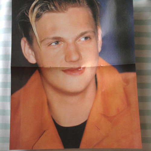 Backstreet Boys (Nick Carter) & Angelina Jolie poster like new