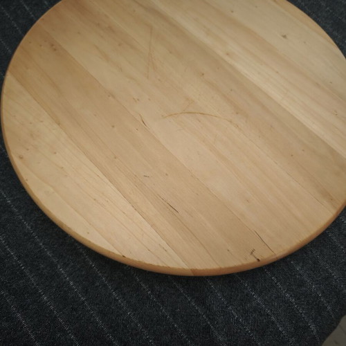 Ikea pizza base wooden, used, rotating